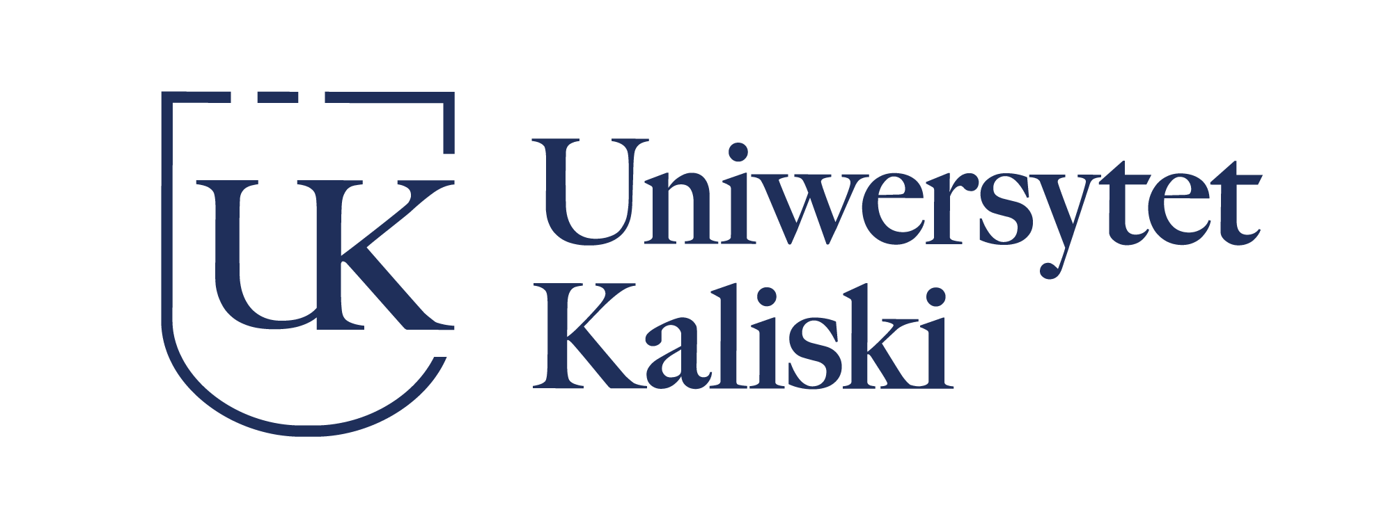 1. Uniwersytet Kaliski logo CMYK wersja podstawowa pozioma